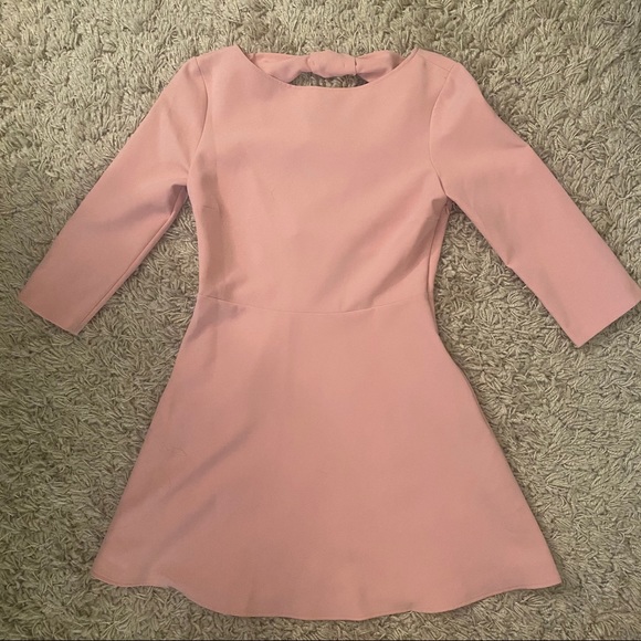 ZARA Knotted Bow Back Skater Dress ๐ Size M - Picture 5 of 6